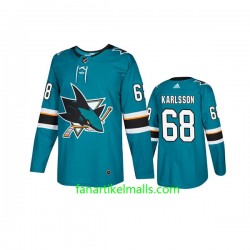 San Jose Sharks Trikot Melker Karlsson 68 Adidas Teal Authentic San Jose Sharks Trikot Melker Karlsson 68 Adidas Teal Authentic