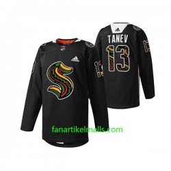 Seattle Kraken Trikot Brandon Tanev 13 Adidas Black History Month Schwarz Authentic Seattle Kraken Trikot Brandon Tanev 13 Adidas Black History Month Schwarz Authentic