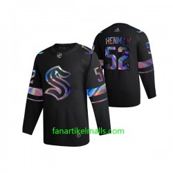 Seattle Kraken Trikot Luke Henman 52 2021-22 Iridescent Holographic Schwarz Authentic Seattle Kraken Trikot Luke Henman 52 2021-22 Iridescent Holographic Schwarz Authentic