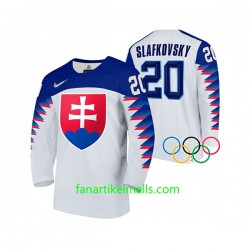 Slowakei Trikot Juraj Slafkovsky 20 2022 Winter Olympics Weiß Authentic Slowakei Trikot Juraj Slafkovsky 20 2022 Winter Olympics Weiß Authentic