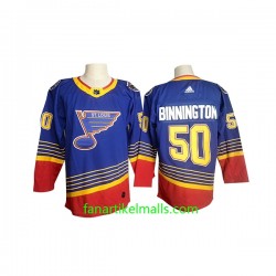 St. Louis Blues Trikot Jordan Binnington 50 Adidas 90s Heritage Authentic