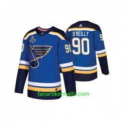 St. Louis Blues Trikot Ryan O'Reilly 90 Adidas 2019 Stanley Cup Champions Royal Authentic