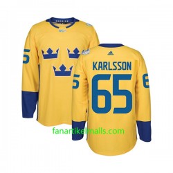 Schweden Trikot Erik Karlsson 65 Hockey World Cup 2016 Gelb Authentic Schweden Trikot Erik Karlsson 65 Hockey World Cup 2016 Gelb Authentic