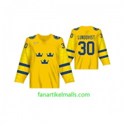 Schweden Trikot Henrik Lundqvist 30 Nike 2019 IIHF World Championship Gelb Authentic Schweden Trikot Henrik Lundqvist 30 Nike 2019 IIHF World Championship Gelb Authentic