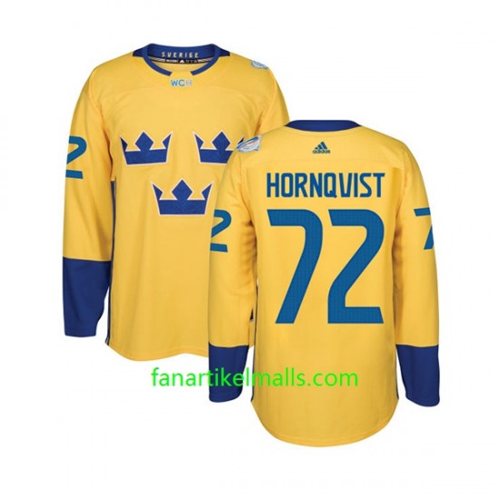 Schweden Trikot Patric Hornqvist 72 Hockey World Cup 2016 Gelb Authentic Schweden Trikot Patric Hornqvist 72 Hockey World Cup 2016 Gelb Authentic