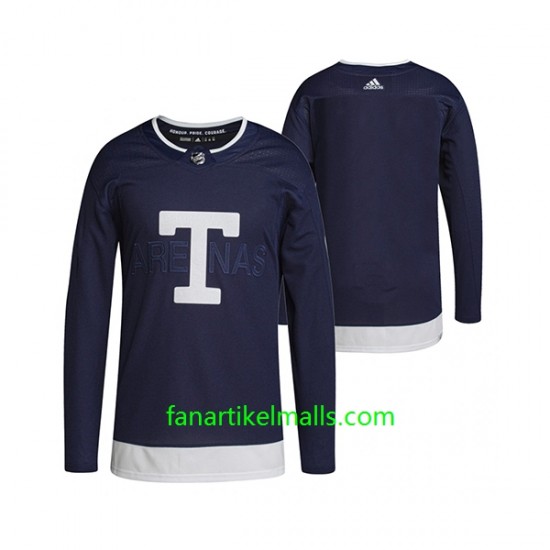 Toronto Maple Leafs Trikot Adidas 2022 Heritage Classic Marineblau Authentic