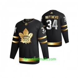 Toronto Maple Leafs Trikot Auston Matthews 34 Adidas 2021 Schwarz Golden Edition Authentic Toronto Maple Leafs Trikot Auston Matthews 34 Adidas 2021 Schwarz Golden Edition Authentic