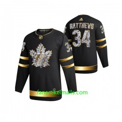 Toronto Maple Leafs Trikot Auston Matthews 34 Adidas 2022 Diamond Edition Schwarz Authentic Toronto Maple Leafs Trikot Auston Matthews 34 Adidas 2022 Diamond Edition Schwarz Authentic