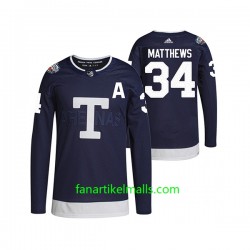 Toronto Maple Leafs Trikot Auston Matthews 34 Adidas 2022 Heritage Classic Marineblau Authentic Toronto Maple Leafs Trikot Auston Matthews 34 Adidas 2022 Heritage Classic Marineblau Authentic