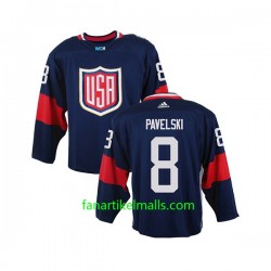 USA Team Trikot Joe Pavelski 8 Hockey World Cup 2016 Blau Authentic USA Team Trikot Joe Pavelski 8 Hockey World Cup 2016 Blau Authentic