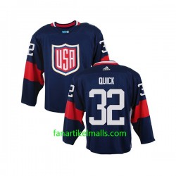 USA Team Trikot Jonathan Quick 32 Hockey World Cup 2016 Blau Authentic USA Team Trikot Jonathan Quick 32 Hockey World Cup 2016 Blau Authentic