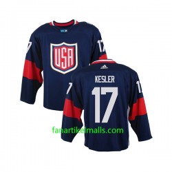 USA Team Trikot Ryan Kesler 17 Hockey World Cup 2016 Blau Authentic USA Team Trikot Ryan Kesler 17 Hockey World Cup 2016 Blau Authentic