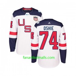 USA Team Trikot T.J. Oshie 74 Hockey World Cup 2016 Weiß Authentic USA Team Trikot T.J. Oshie 74 Hockey World Cup 2016 Weiß Authentic