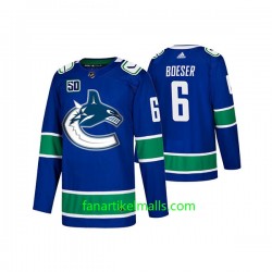 Vancouver Canucks Trikot Brock Boeser 6 Adidas 2019-20 50th Anniversary Blau Authentic Vancouver Canucks Trikot Brock Boeser 6 Adidas 2019-20 50th Anniversary Blau Authentic