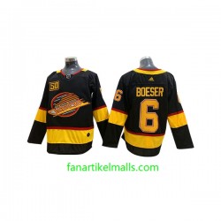 Vancouver Canucks Trikot Brock Boeser 6 Flying Skate Adidas 2019-20 50th Anniversary Schwarz Authentic Vancouver Canucks Trikot Brock Boeser 6 Flying Skate Adidas 2019-20 50th Anniversary Schwarz Authentic