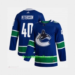 Vancouver Canucks Trikot Elias Pettersson 40 Adidas 2019-20 Blau Authentic Vancouver Canucks Trikot Elias Pettersson 40 Adidas 2019-20 Blau Authentic