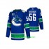 Vancouver Canucks Trikot Guillaume Brisebois 56 Adidas 2019-20 50th Anniversary Blau Authentic
