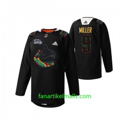 Vancouver Canucks Trikot J. T. Miller 9 Adidas Black History Month Schwarz Authentic Vancouver Canucks Trikot J. T. Miller 9 Adidas Black History Month Schwarz Authentic