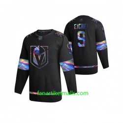 Vegas Golden Knights Trikot Jack Eichel 9 2021-22 Iridescent Holographic Schwarz Authentic Vegas Golden Knights Trikot Jack Eichel 9 2021-22 Iridescent Holographic Schwarz Authentic