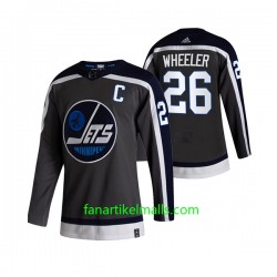 Winnipeg Jets Trikot Blake Wheeler 26 Adidas 2021 Reverse Retro Authentic