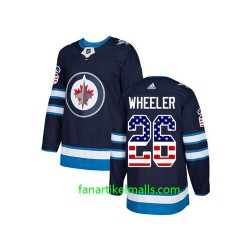 Winnipeg Jets Trikot Blake Wheeler 26 Adidas USA Flag Authentic