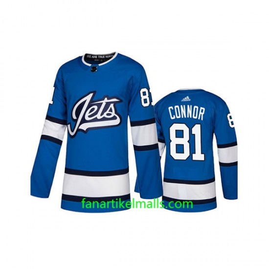 Winnipeg Jets Trikot Kyle Connor 81 Adidas Blau Authentic