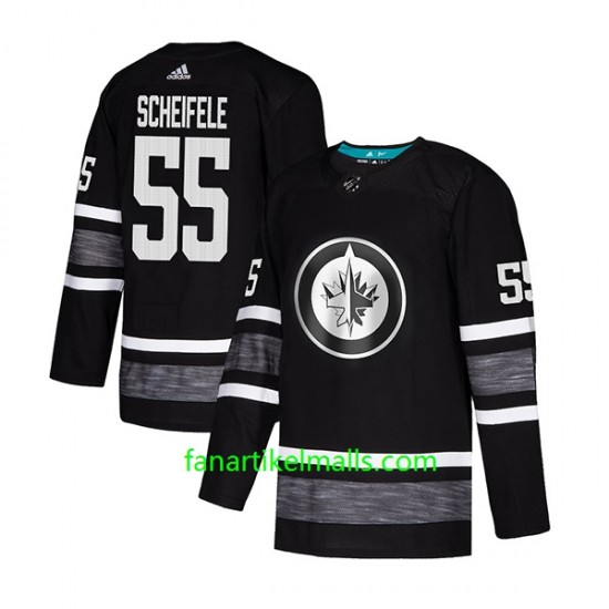 Winnipeg Jets Trikot Mark Scheifele 55 Adidas 2019 All-Star Schwarz Authentic