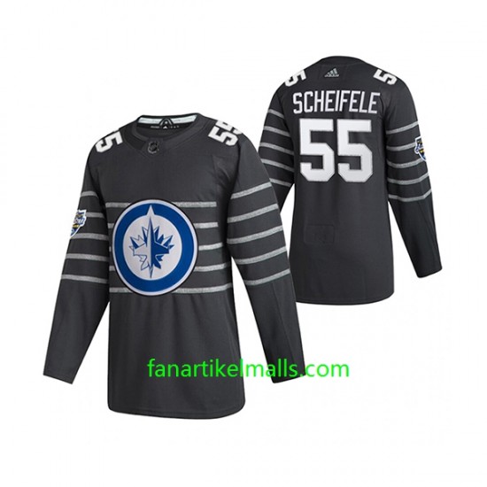 Winnipeg Jets Trikot Mark Scheifele 55 Adidas 2020 All-Star Grau Authentic
