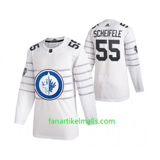 Winnipeg Jets Trikot Mark Scheifele 55 Adidas 2020 All-Star Weiß Authentic
