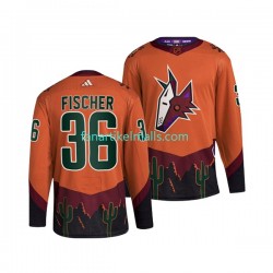 Arizona Coyotes Trikot CHRISTIAN FISCHER 36 Adidas 2022-23 Reverse Retro Orange Authentic Arizona Coyotes Trikot CHRISTIAN FISCHER 36 Adidas 2022-23 Reverse Retro Orange Authentic