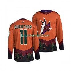 Arizona Coyotes Trikot DYLAN GUENTHER 11 Adidas 2022-23 Reverse Retro Orange Authentic Arizona Coyotes Trikot DYLAN GUENTHER 11 Adidas 2022-23 Reverse Retro Orange Authentic