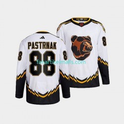 Boston Bruins Trikot David Pastrnak 88 Adidas 2022 Reverse Retro Weiß Authentic Boston Bruins Trikot David Pastrnak 88 Adidas 2022 Reverse Retro Weiß Authentic