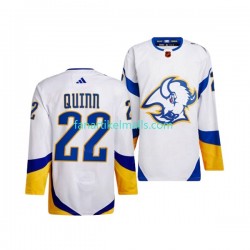 Buffalo Sabres Trikot JACK QUINN 22 Adidas 2022-23 Reverse Retro Weiß Authentic Buffalo Sabres Trikot JACK QUINN 22 Adidas 2022-23 Reverse Retro Weiß Authentic