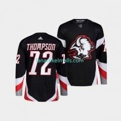 Buffalo Sabres Trikot Tage Thompson 72 Adidas 2022-23 Reverse Retro Schwarz Authentic