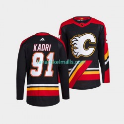 Calgary Flames Trikot Nazem Kadri 91 Adidas 2022-23 Reverse Retro Rot Authentic
