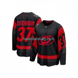 Carolina Hurricanes Trikot Andrei Svechnikov 37 Adidas 2023 NHL Stadium Series Schwarz Authentic