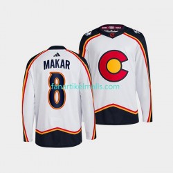 Colorado Avalanche Trikot Cale Makar 8 Adidas 2022-23 Reverse Retro Weiß Authentic Colorado Avalanche Trikot Cale Makar 8 Adidas 2022-23 Reverse Retro Weiß Authentic
