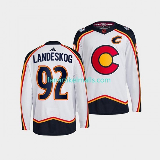 Colorado Avalanche Trikot Gabriel Landeskog 92 Adidas 2022-23 Reverse Retro Weiß Authentic Colorado Avalanche Trikot Gabriel Landeskog 92 Adidas 2022-23 Reverse Retro Weiß Authentic