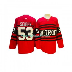 Detroit Red Wings Trikot Moritz Seider 53 Adidas 2022-23 Reverse Retro Rot Authentic Detroit Red Wings Trikot Moritz Seider 53 Adidas 2022-23 Reverse Retro Rot Authentic