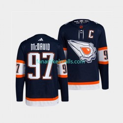 Edmonton Oilers Trikot Connor McDavid 97 Adidas 2022-23 Reverse Retro Marineblau Authentic Edmonton Oilers Trikot Connor McDavid 97 Adidas 2022-23 Reverse Retro Marineblau Authentic