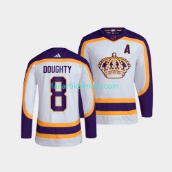 Los Angeles Kings Trikot Drew Doughty 8 Adidas 2022 Reverse Retro Weiß Authentic Los Angeles Kings Trikot Drew Doughty 8 Adidas 2022 Reverse Retro Weiß Authentic