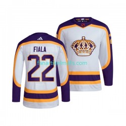 Los Angeles Kings Trikot KEVIN FIALA 22 Adidas 2022 Reverse Retro Weiß Authentic Los Angeles Kings Trikot KEVIN FIALA 22 Adidas 2022 Reverse Retro Weiß Authentic