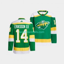 Minnesota Wild Trikot Joel Eriksson Ek 14 Adidas 2022-23 Reverse Retro Grün Authentic Minnesota Wild Trikot Joel Eriksson Ek 14 Adidas 2022-23 Reverse Retro Grün Authentic