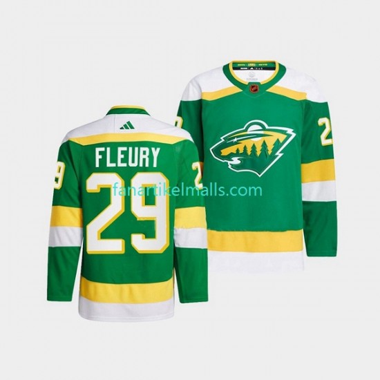 Minnesota Wild Trikot Marc-Andre Fleury 29 Adidas 2022-23 Reverse Retro Grün Authentic Minnesota Wild Trikot Marc-Andre Fleury 29 Adidas 2022-23 Reverse Retro Grün Authentic