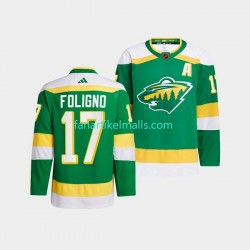 Minnesota Wild Trikot Marcus Foligno 17 Adidas 2022-23 Reverse Retro Grün Authentic Minnesota Wild Trikot Marcus Foligno 17 Adidas 2022-23 Reverse Retro Grün Authentic