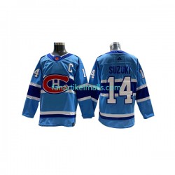 Montreal Canadiens Trikot NICK SUZUKI 14 Adidas 2022-23 Reverse Retro Blau Authentic Montreal Canadiens Trikot NICK SUZUKI 14 Adidas 2022-23 Reverse Retro Blau Authentic
