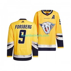 Nashville Predators Trikot Filip Forsberg 9 Adidas 2022-23 Reverse Retro Gelb Authentic Nashville Predators Trikot Filip Forsberg 9 Adidas 2022-23 Reverse Retro Gelb Authentic