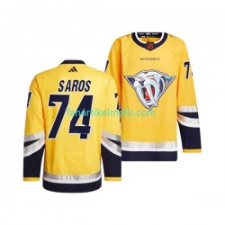 Nashville Predators Trikot Juuse Saros 74 Adidas 2022-23 Reverse Retro Gelb Authentic Nashville Predators Trikot Juuse Saros 74 Adidas 2022-23 Reverse Retro Gelb Authentic