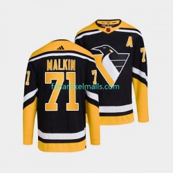 Pittsburgh Penguins Trikot Evgeni Malkin 71 Adidas 2022-23 Reverse Retro Schwarz Authentic Pittsburgh Penguins Trikot Evgeni Malkin 71 Adidas 2022-23 Reverse Retro Schwarz Authentic
