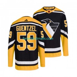 Pittsburgh Penguins Trikot JAKE GUENTZEL 59 Adidas 2022-23 Reverse Retro Schwarz Authentic Pittsburgh Penguins Trikot JAKE GUENTZEL 59 Adidas 2022-23 Reverse Retro Schwarz Authentic